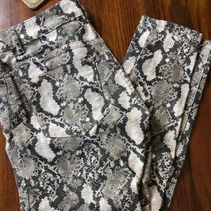 Snake skin pants